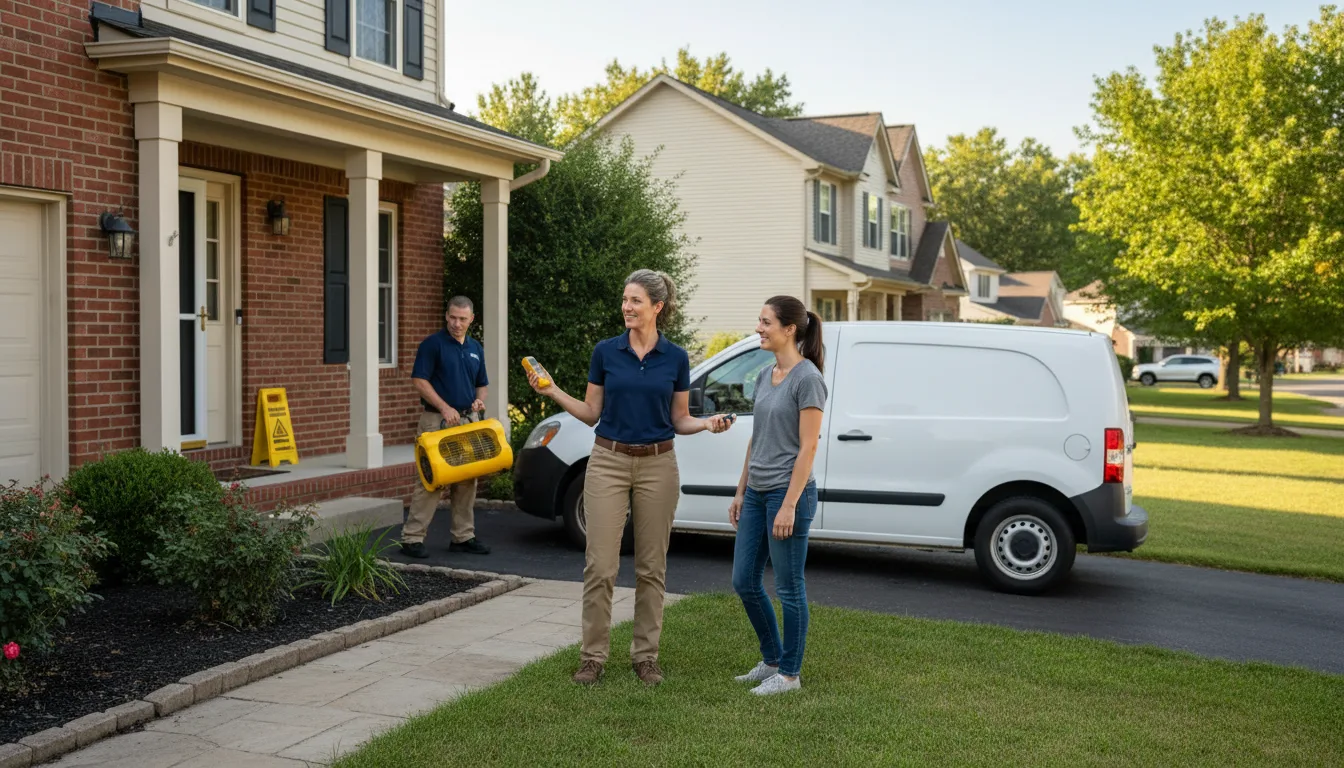 Water restoration image for Home Water Damage Repair in Simsboro, LA
